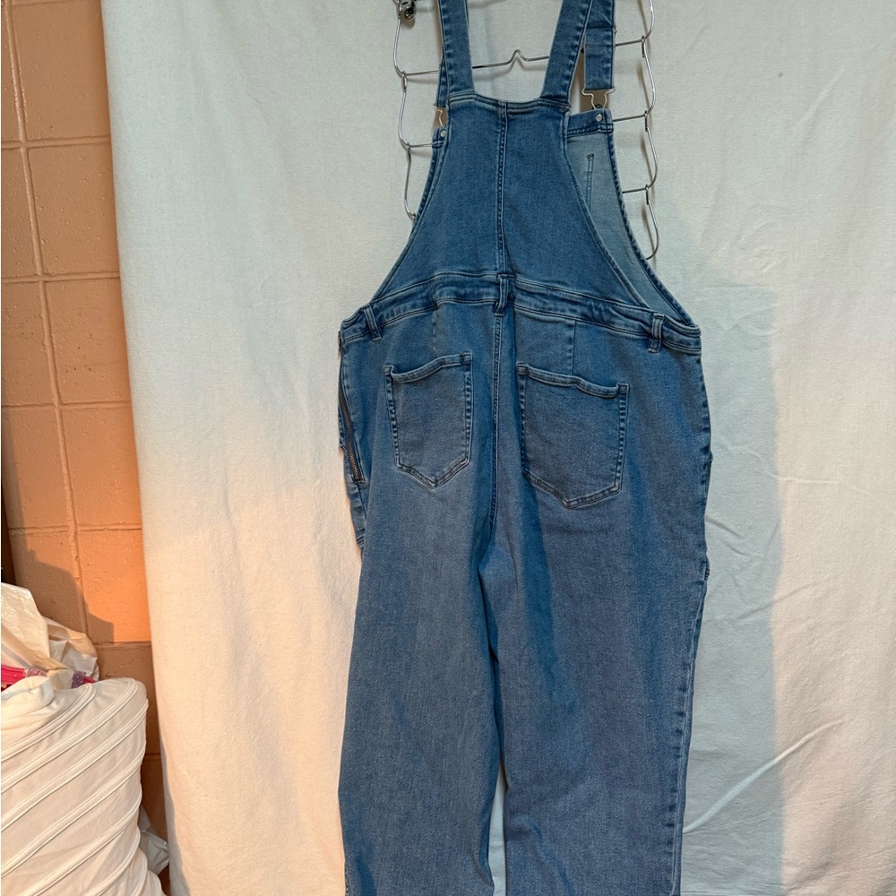 Ava & Viv Denim Blue Relaxed Men's Overalls